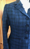 Navy Check two Toned Stunning Show Hunter Jacket Adults (315)