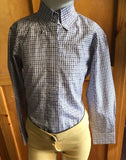 Clearance Purple & Faint dark Grey & White Striped Tie Shirts Childs (301)
