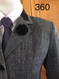 Grey & Black Flecks Gorgeous Show Hunter Jacket With Black Trims Adults Sizes 10 & 14 Only(360)