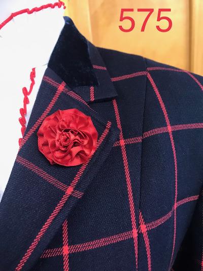 Navy & Red WOW Factor Stunning Check Adults Size 12 Hunter Jacket (575)