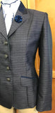 Browny/ Aubergine "NEW" Faint Check Gorgeous Show Hunter Jacket Adults Size's: 10 & 18 Only  581