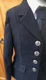 Navy Open/ Dressage Jacket Childs (529)