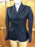 Navy Almost Self Check Stunning 4 Button Show Hunter Jacket Adults (545)