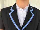Navy, Pale Blue Collar, Pocket & Cuff Trims SUPER Smart Childs Show Jacket (161)