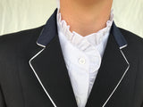Navy Open Jacket With Full White Trim Down The front. Adults (041)