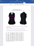 HRCAV Adult Riders Navy Longline Vests (029) Gold Buttons