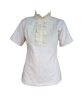 Cream Ruffled T shirts STUNNING Adults (236)