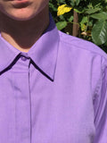 Mauve Tie Shirt Adults Size 8 ONLY  (181)