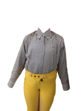 Navy & White Striped Tie Shirts Childs (302)