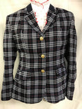 Navy, Red & White Check Show Hunter Jacket Adults (147)