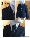 Clearance Navy & Purple Open Show Childs Sizes 4 & 6  Jackets (314A)