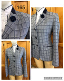 Navy, Cream & Grey Show Hunter Jacket With Navy Trims Adults (165)