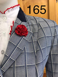 Navy, Cream & Grey Show Hunter Jacket With Navy Trims Adults (165)