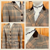 CREAM, RUST & BLACK STUNNING SHOW HUNTER JACKET ADULTS 330