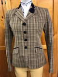 Beige Check With 4 Buttons With Navy Trims (504)