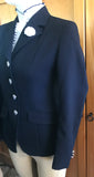 Navy Open/ Dressage Jacket Childs (529)