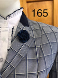 Navy, Cream & Grey Show Hunter Jacket With Navy Trims Adults (165)