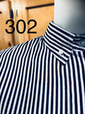 Navy & White Striped Tie Shirts Childs (302)