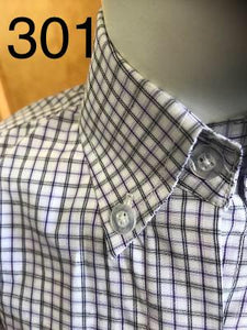Clearance Purple & Faint dark Grey & White Striped Tie Shirts Childs (301)