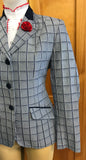 Navy, Cream & Grey Show Hunter Jacket With Navy Trims Adults (165)