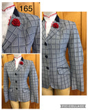 Navy, Cream & Grey Show Hunter Jacket With Navy Trims Adults (165)